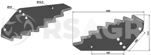 Shelbourne blade (new type)