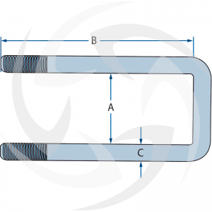 U-bolt drawing