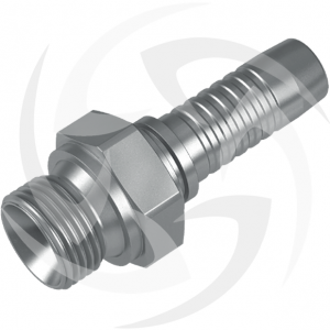 Straight male BSP hydraulic fitting