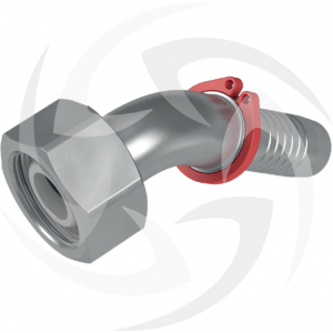 45 female metric hydraulic fitting