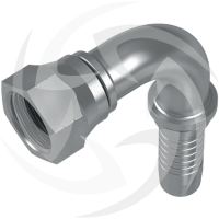 90 female JIC hydraulic fitting