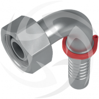 90 female metric hydraulic fitting