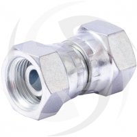 Female x female BSP hydraulic adaptor