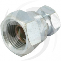 Female x female BSP hydraulic adaptor