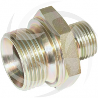 Male x male BSP hydraulic adaptor