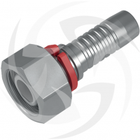 Straight female metric hydraulic fitting