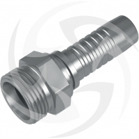 Straight male metric hydraulic fitting