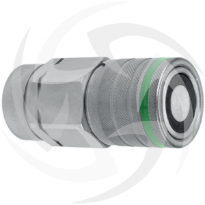 Female flat face quick release coupling