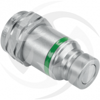 Male flat face quick release coupling