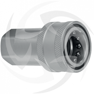Female nipple quick release coupling