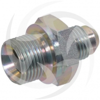 Male x male BSP x JIC hydraulic adaptor