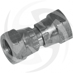 Female x female Metric hydraulic adaptor