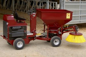 We started our first ride-on cubicle sweepers