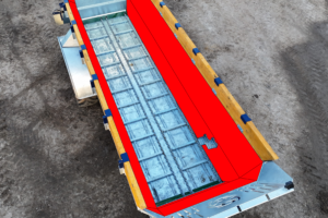 Stainless steel body wall (colour)